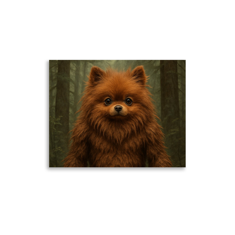 Pomsqautch poster art- PNW Creatures Collectionm